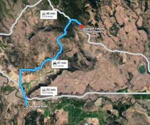 1.54 Acres for Sale in Chiloquin, Oregon
