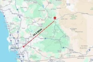 the paradise of Southern California! 0.45 acres of land