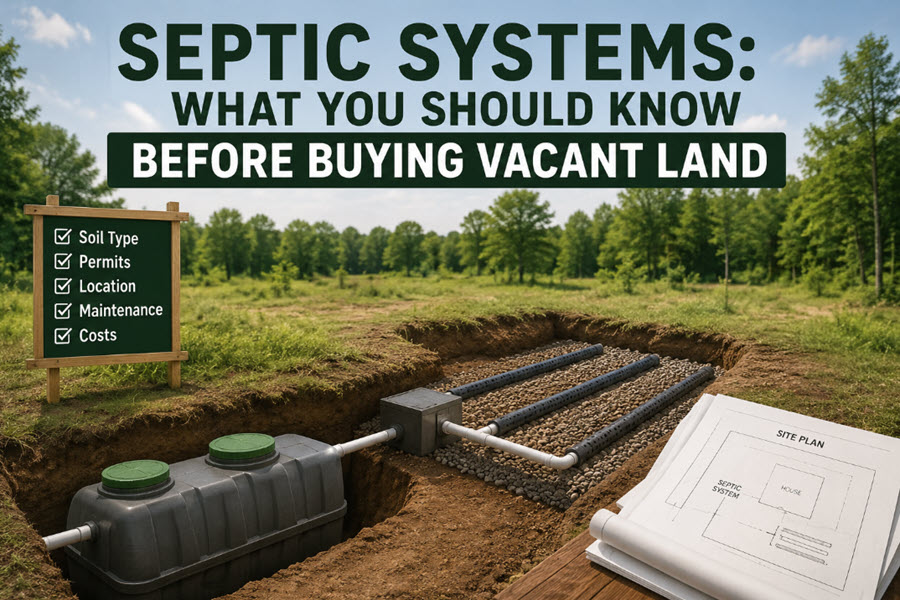 Septic Systems: Hidden Costs and What to Know Before Buying Vacant Land