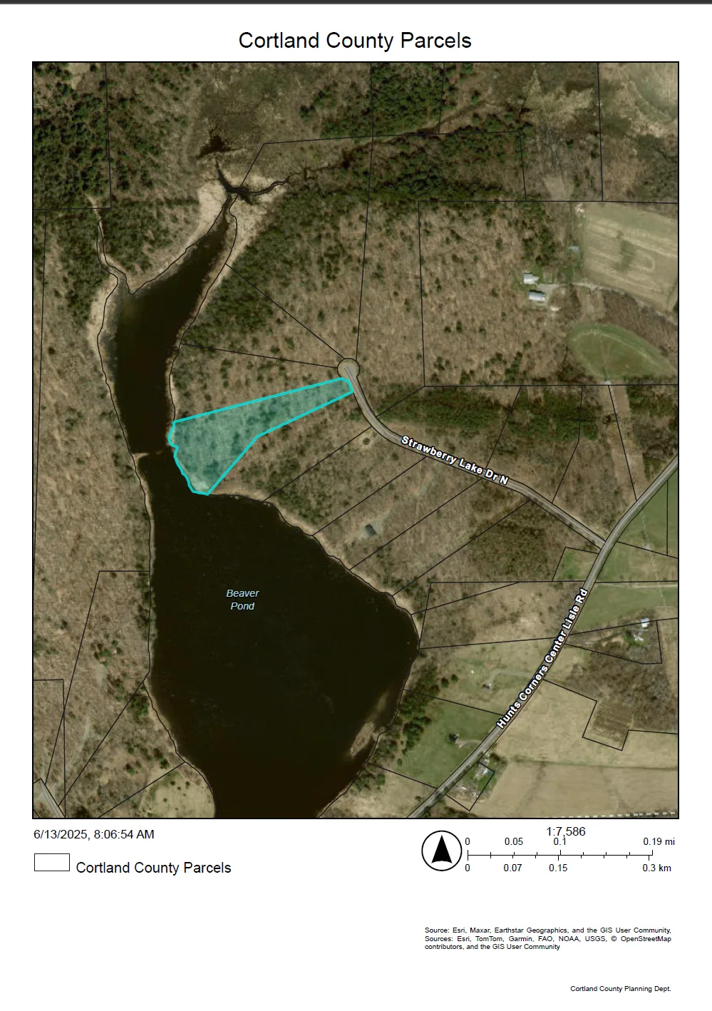 Exciting lake front land on the beautiful Strawberry Lake in Upstate New York