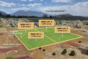 FOUR adjacent Build-Ready Off-Market Lots in beautiful Doney Park, Flagstaff, AZ
