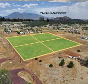 FOUR adjacent Build-Ready Off-Market Lots in beautiful Doney Park, Flagstaff, AZ