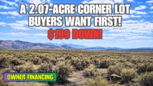 Buy Your Own Affordable 2.07 Acre Elko Land for Just $199/Down