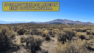 Buy Your Own Affordable 2.07 Acre Elko Land for Just $199/Down