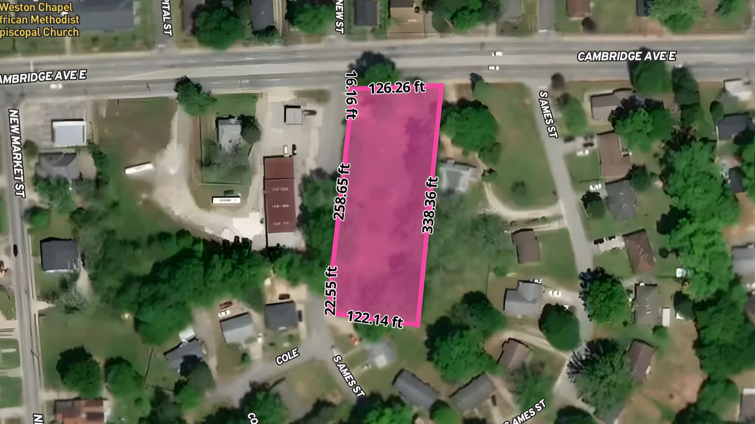 41,148 Sq Ft Buildable Land in Greenwood