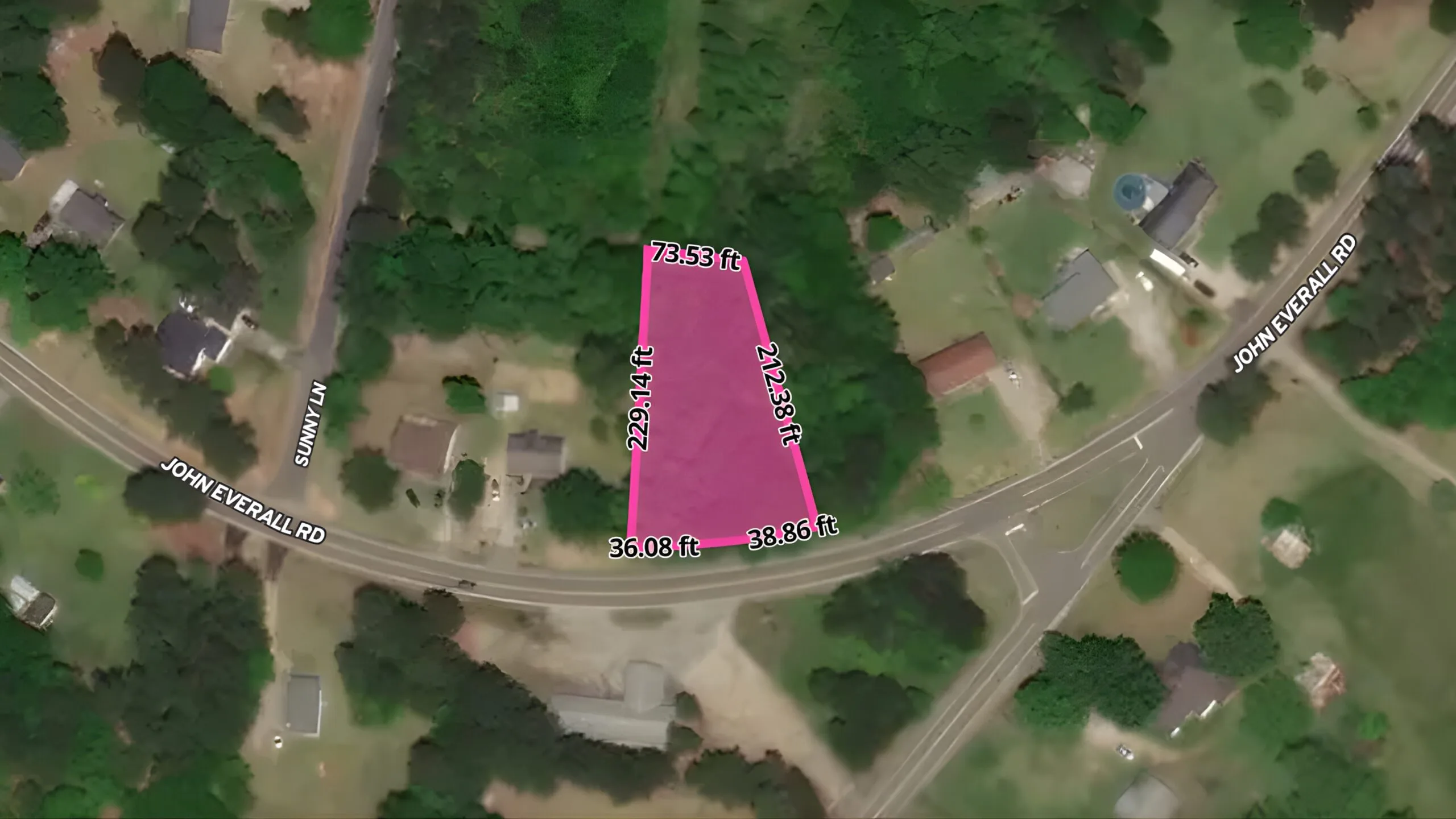 2 Lots in 1 | 1 Acre Total with Road Frontage in Lancaster SC