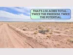 Grab 2.5 Adjacent Acres – Arizona Land for $149 Down