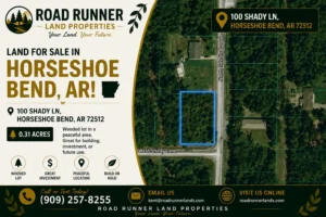 π² LAND FOR SALE β HORSESHOE BEND, AR! π 100 Shady Ln, Horseshoe Bend, AR 72512 π 0.31 Acres Beaut