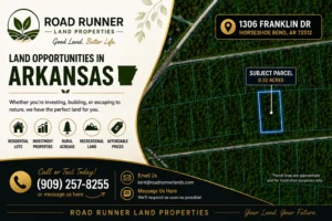 🌿 LAND FOR SALE IN HORSESHOE BEND, AR 🌿 Looking for affordable land in Arkansas? This 0.32-acre p