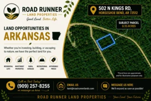π² LAND FOR SALE β HORSESHOE BEND, AR! π 502 N KINGS RD, HORSESHOE BEND, AR 72512