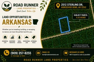 π² LAND FOR SALE β HORSESHOE BEND, AR! π 2512 STERLING DR, HORSESHOE BEND, AR 72512