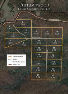 Autumnwood – 5.7 to 7.5 Acre Wooded Tracts, Fulton County AR – RVs Allowed – $999 Down