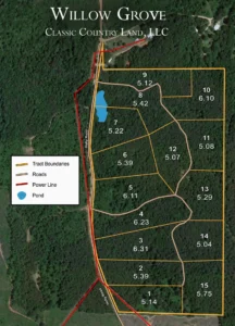 Willow Grove – 5 to 6 Acre Wooded Tracts, Lamar County AL – RVs Allowed – $999 Down